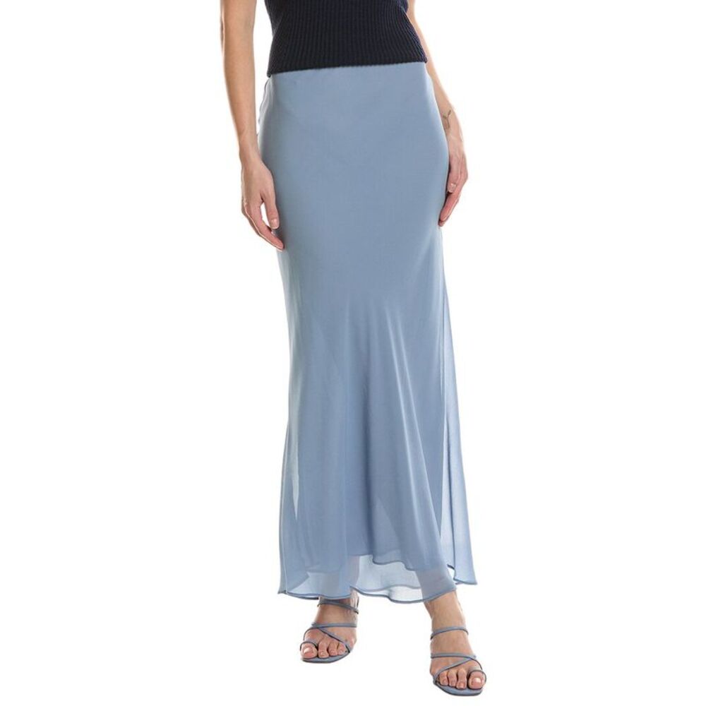 Nia Womens Siena Maxi Skirt, Gray